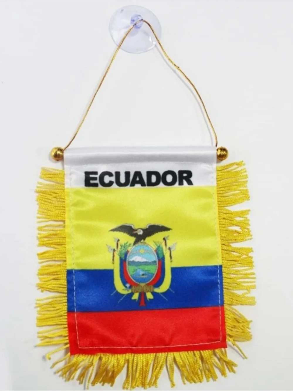 ECUADOR  MINI BANNER FLAG 4 x 6